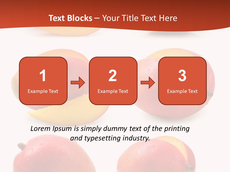Raw Water Melon Fruit PowerPoint Template