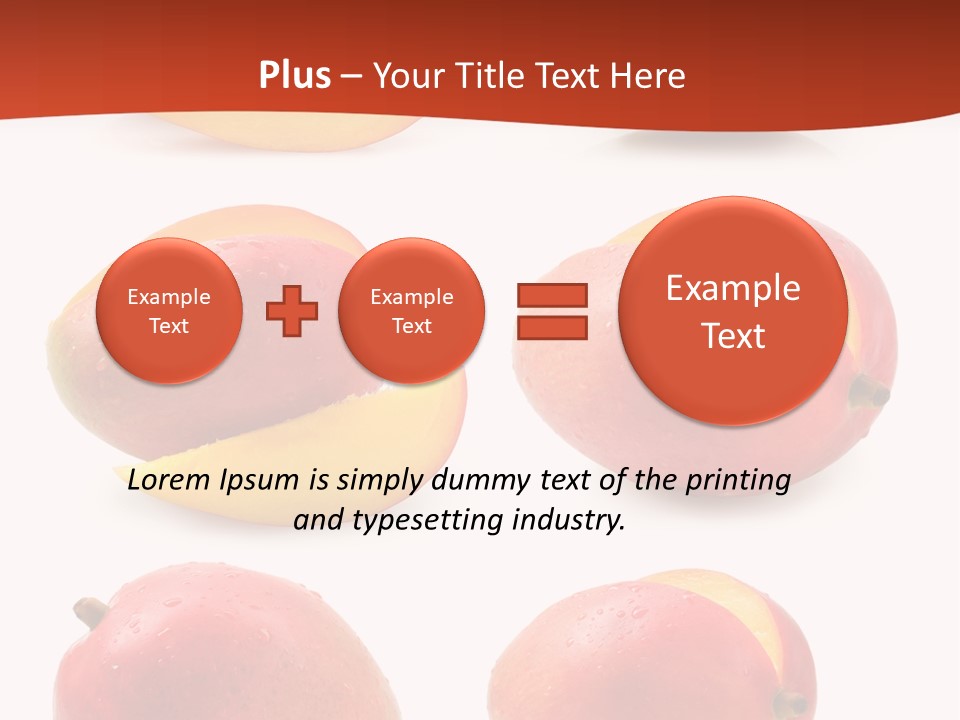 Raw Water Melon Fruit PowerPoint Template