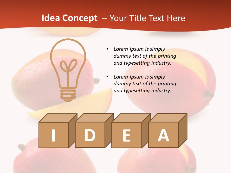 Raw Water Melon Fruit PowerPoint Template