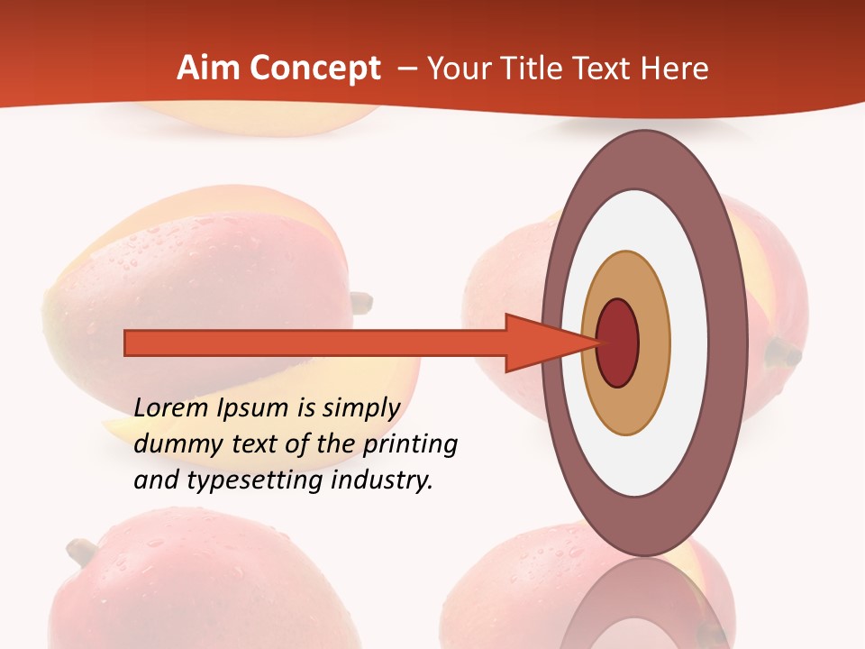 Raw Water Melon Fruit PowerPoint Template