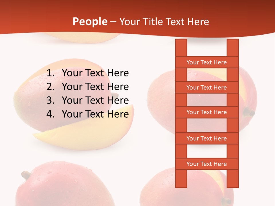 Raw Water Melon Fruit PowerPoint Template