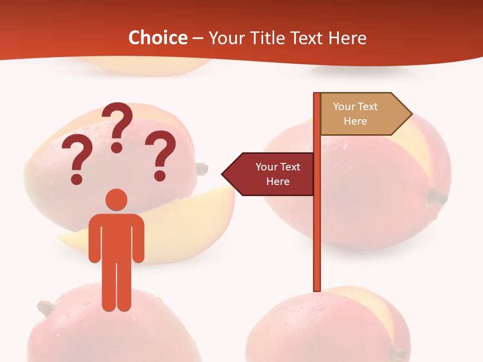 Raw Water Melon Fruit PowerPoint Template