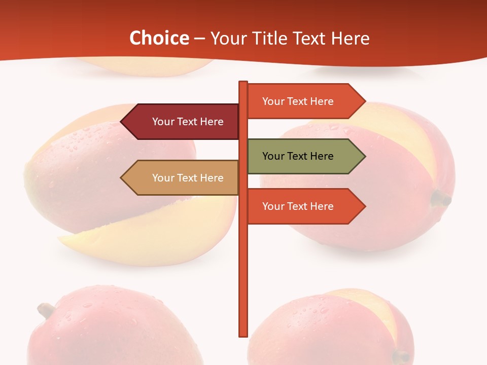 Raw Water Melon Fruit PowerPoint Template