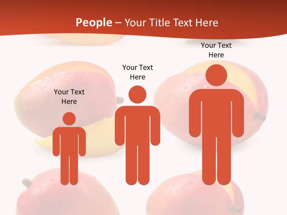 Raw Water Melon Fruit PowerPoint Template