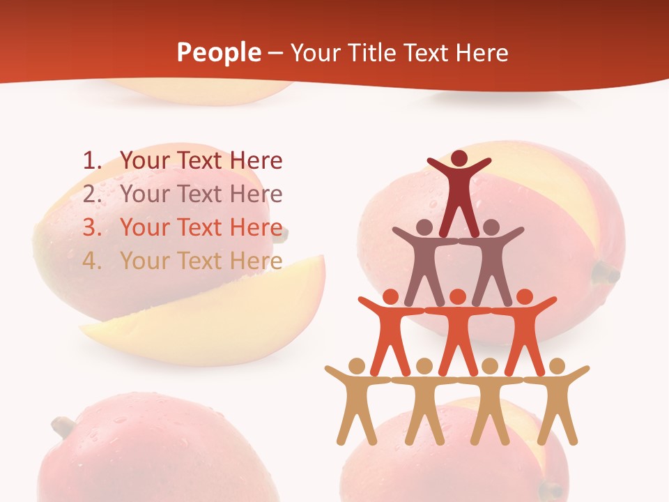 Raw Water Melon Fruit PowerPoint Template