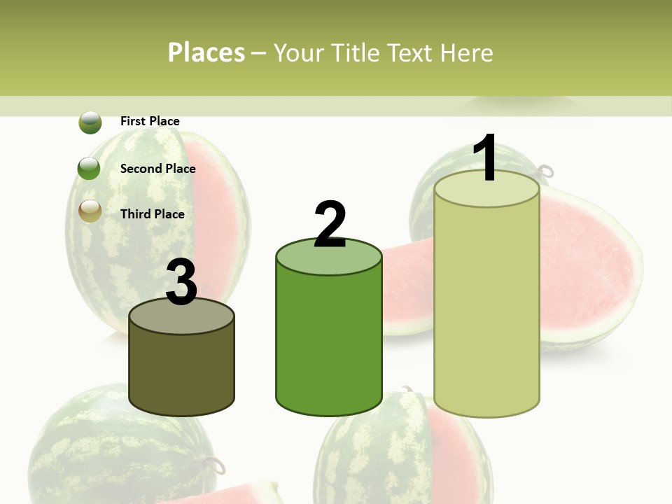 Healthy Eating Melon Food PowerPoint Template