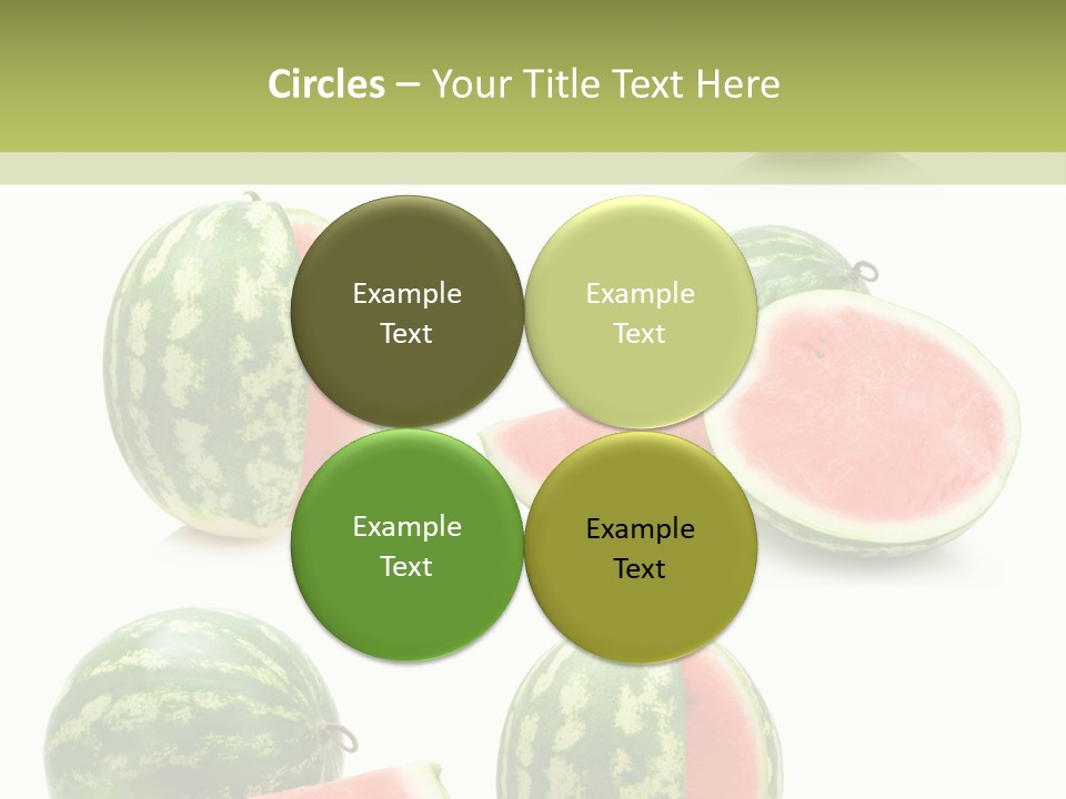 Healthy Eating Melon Food PowerPoint Template