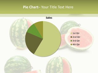 Healthy Eating Melon Food PowerPoint Template