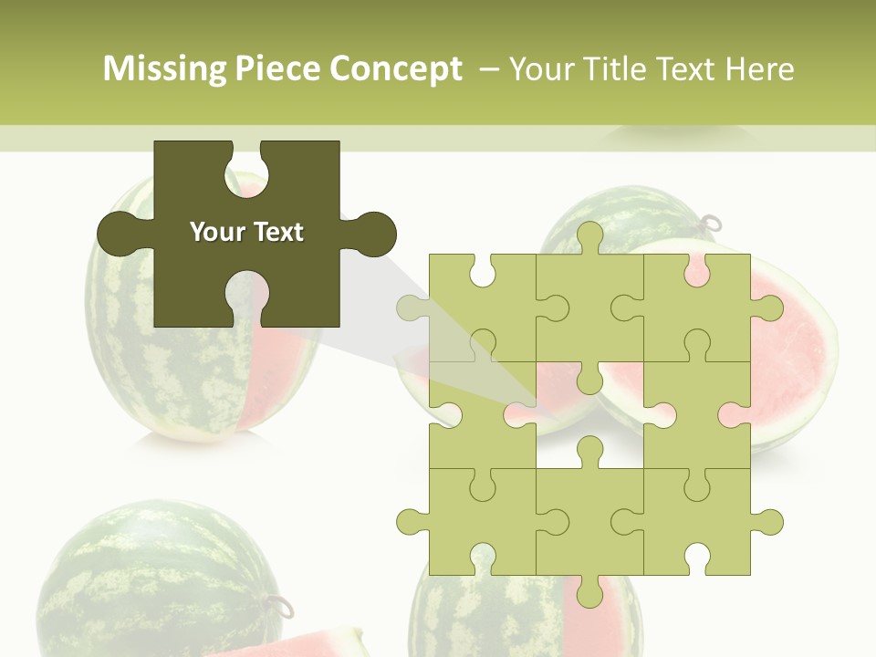 Healthy Eating Melon Food PowerPoint Template