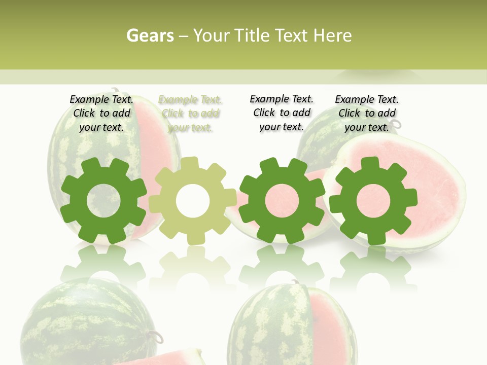 Healthy Eating Melon Food PowerPoint Template