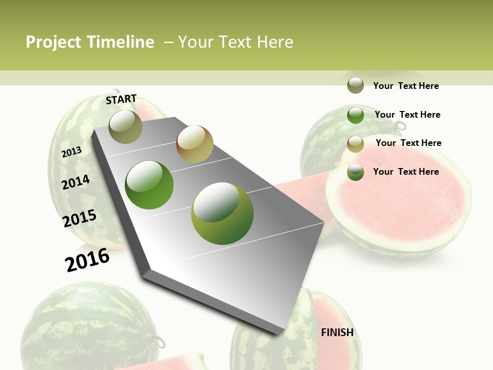 Healthy Eating Melon Food PowerPoint Template
