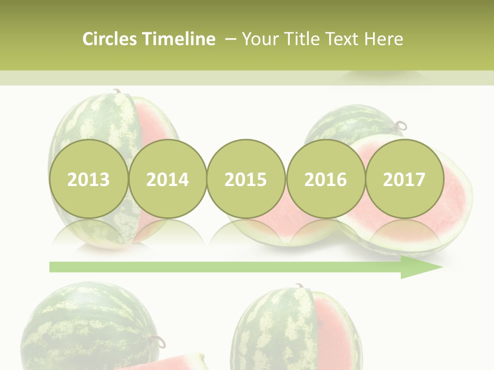 Healthy Eating Melon Food PowerPoint Template