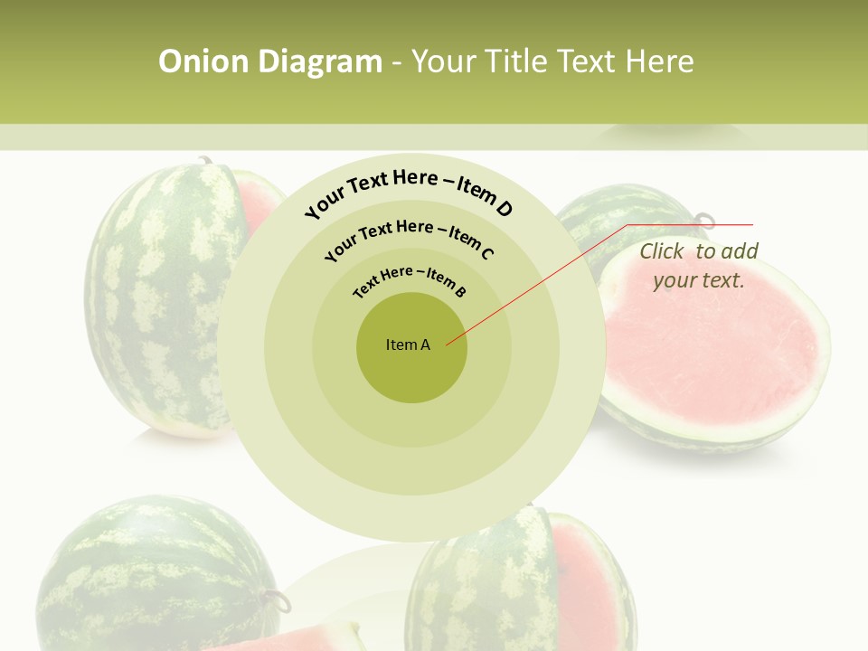Healthy Eating Melon Food PowerPoint Template