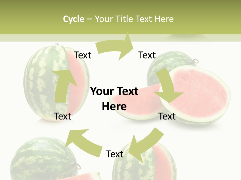 Healthy Eating Melon Food PowerPoint Template