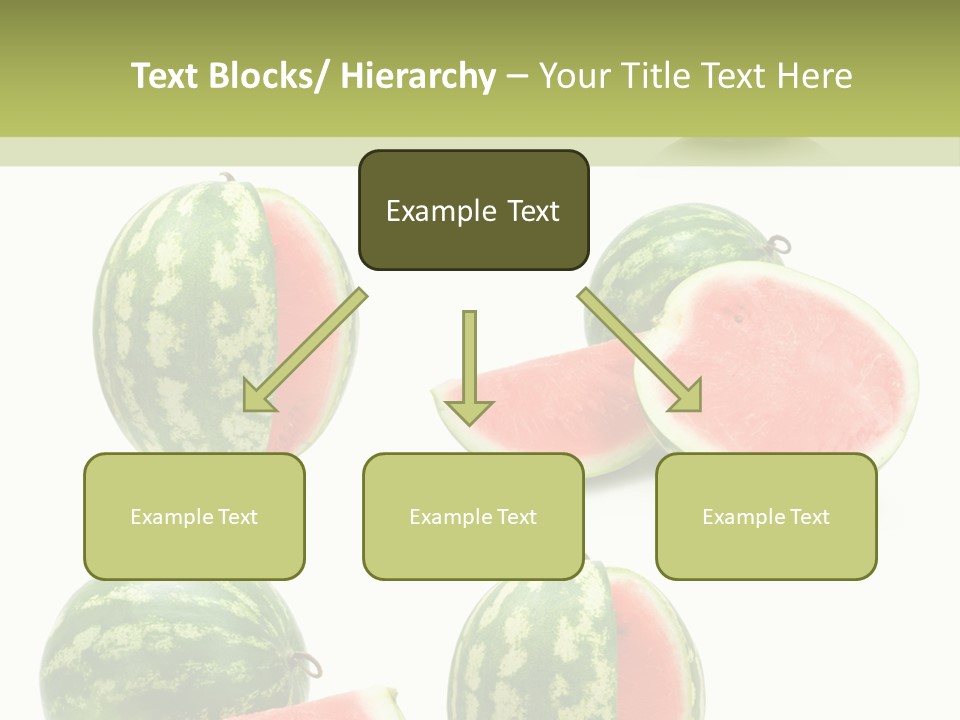 Healthy Eating Melon Food PowerPoint Template
