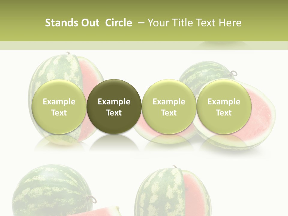 Healthy Eating Melon Food PowerPoint Template