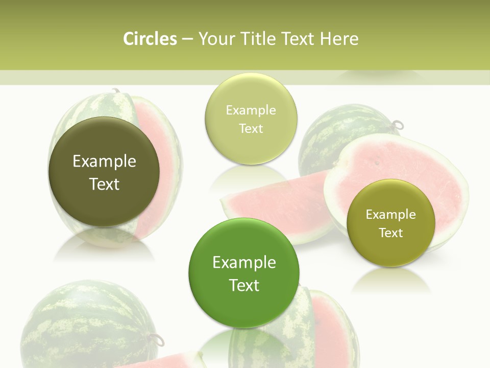 Healthy Eating Melon Food PowerPoint Template