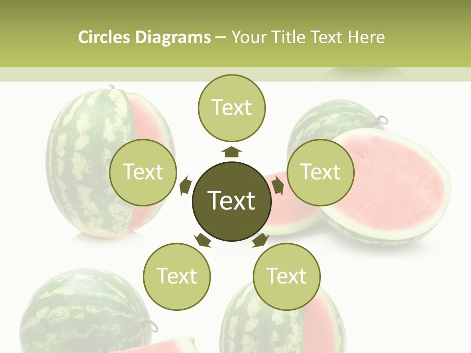 Healthy Eating Melon Food PowerPoint Template