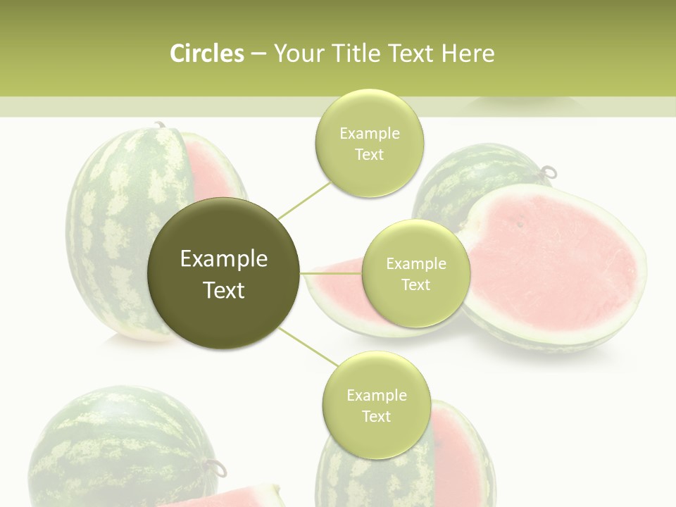Healthy Eating Melon Food PowerPoint Template