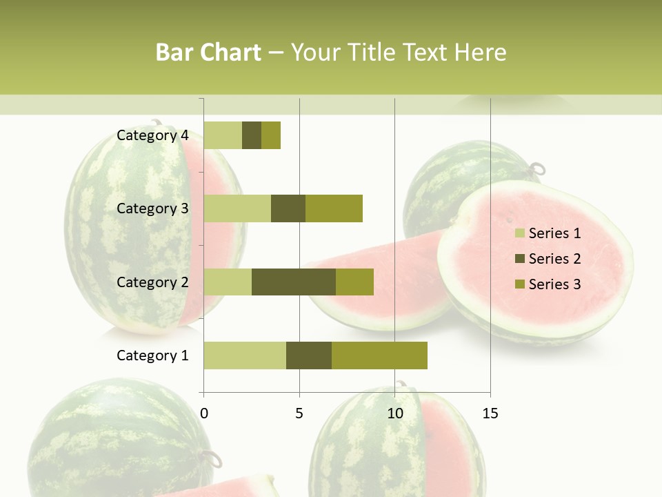 Healthy Eating Melon Food PowerPoint Template