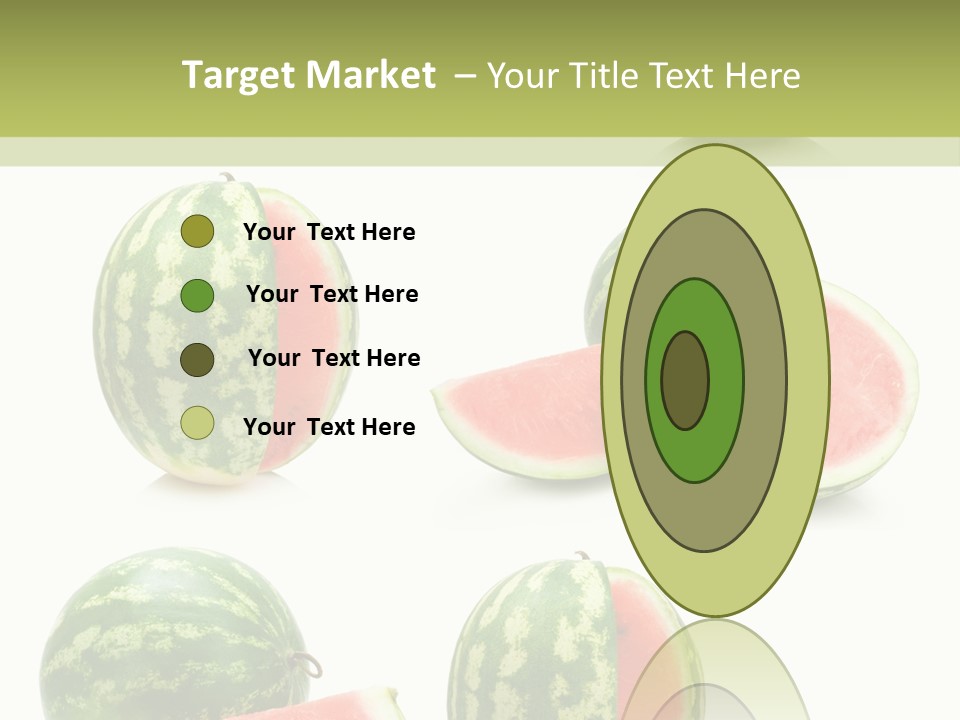 Healthy Eating Melon Food PowerPoint Template