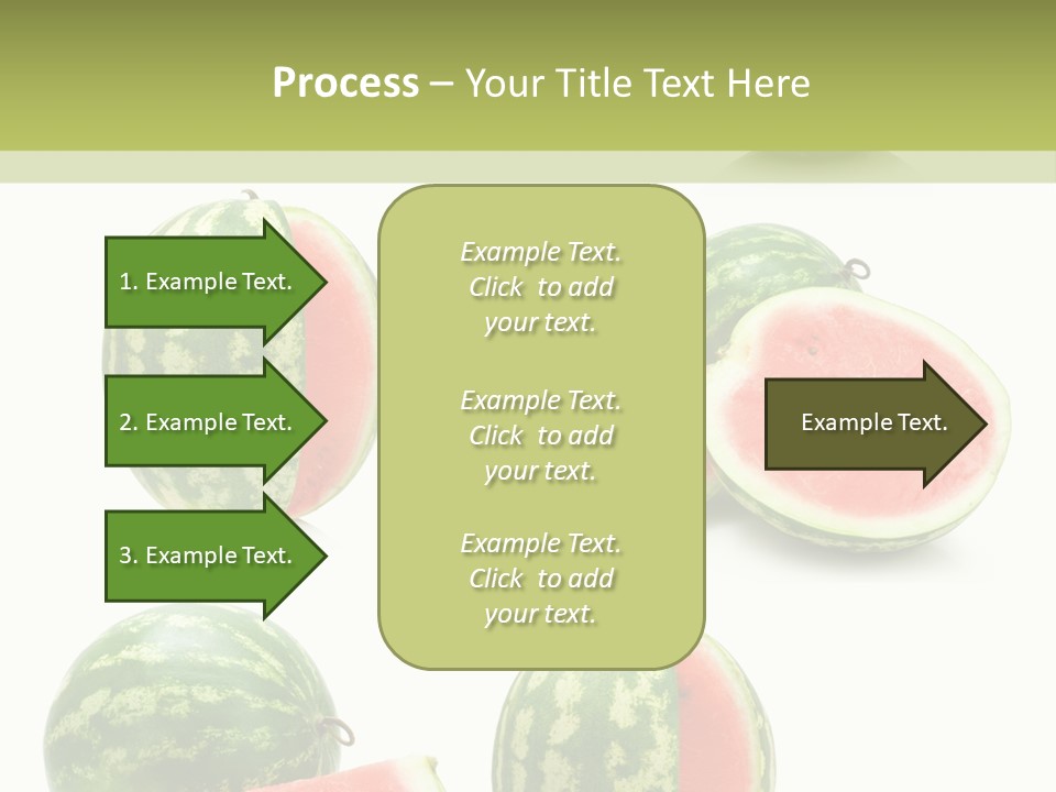 Healthy Eating Melon Food PowerPoint Template