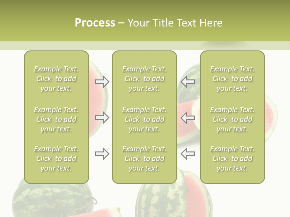 Healthy Eating Melon Food PowerPoint Template