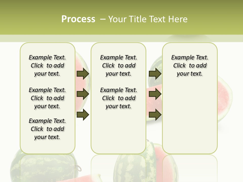 Healthy Eating Melon Food PowerPoint Template