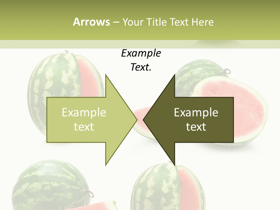 Healthy Eating Melon Food PowerPoint Template