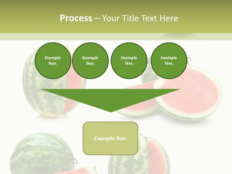 Healthy Eating Melon Food PowerPoint Template