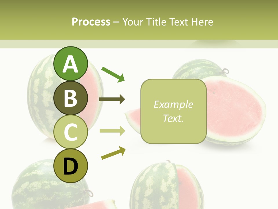 Healthy Eating Melon Food PowerPoint Template