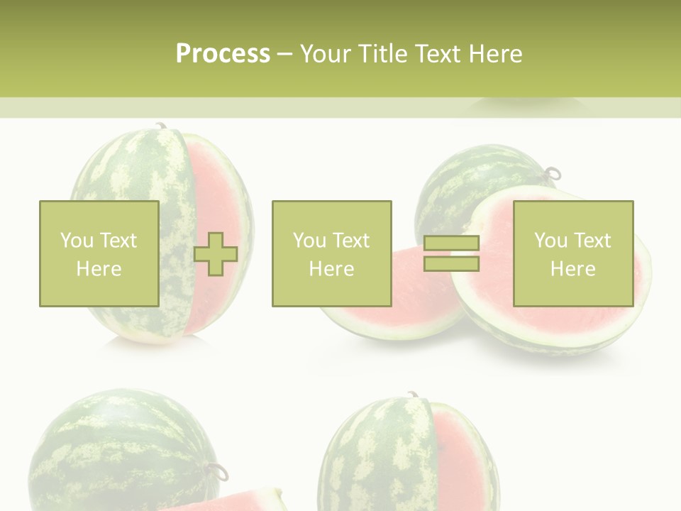 Healthy Eating Melon Food PowerPoint Template