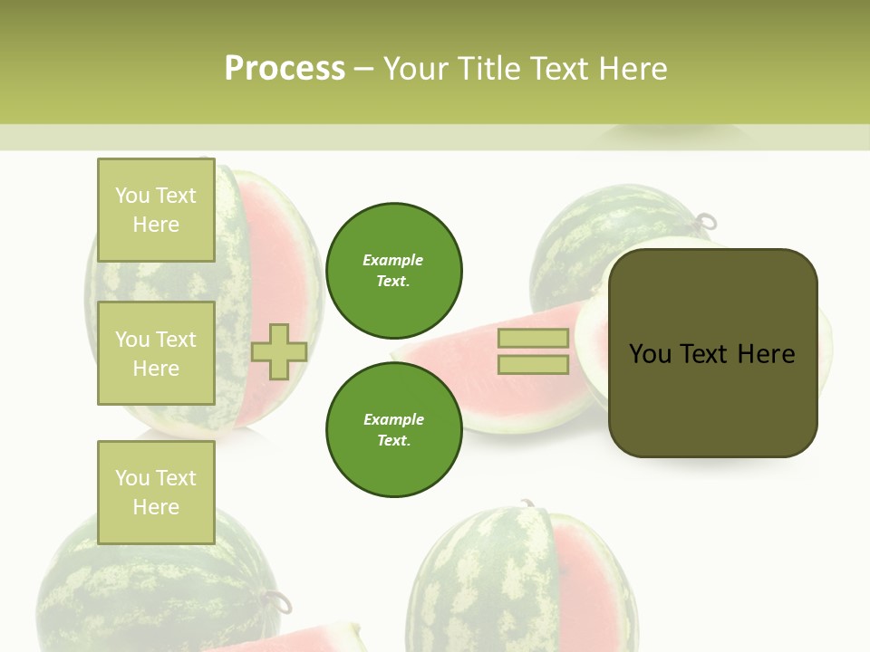 Healthy Eating Melon Food PowerPoint Template