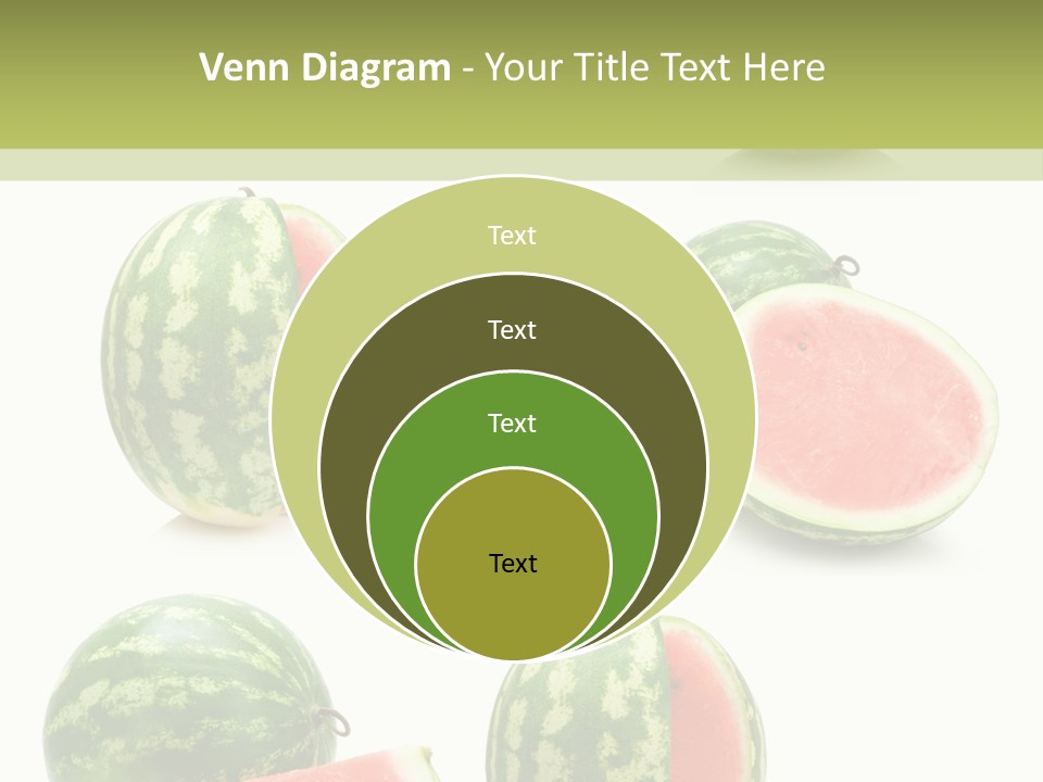 Healthy Eating Melon Food PowerPoint Template