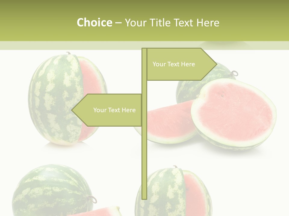 Healthy Eating Melon Food PowerPoint Template