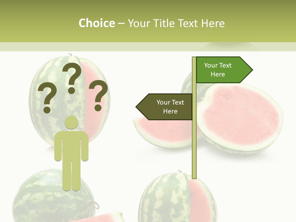 Healthy Eating Melon Food PowerPoint Template