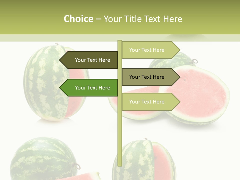 Healthy Eating Melon Food PowerPoint Template