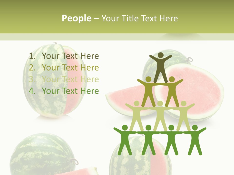 Healthy Eating Melon Food PowerPoint Template