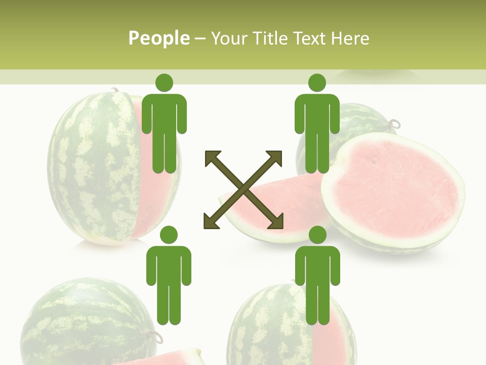 Healthy Eating Melon Food PowerPoint Template