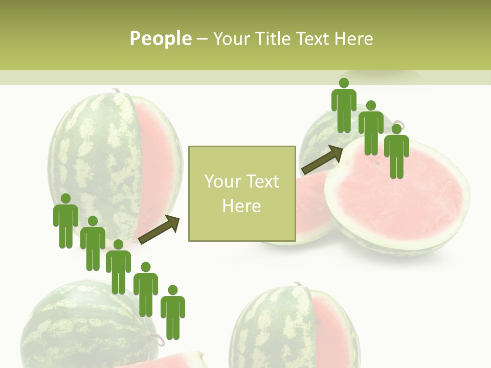 Healthy Eating Melon Food PowerPoint Template