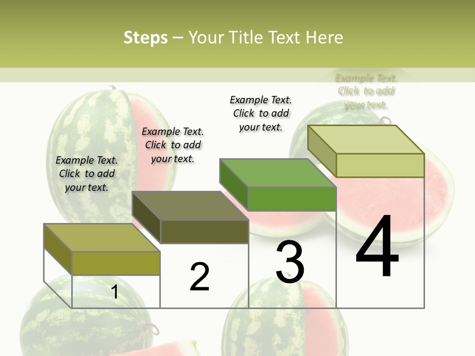 Healthy Eating Melon Food PowerPoint Template