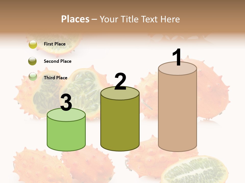 Melon Tropics Horned PowerPoint Template