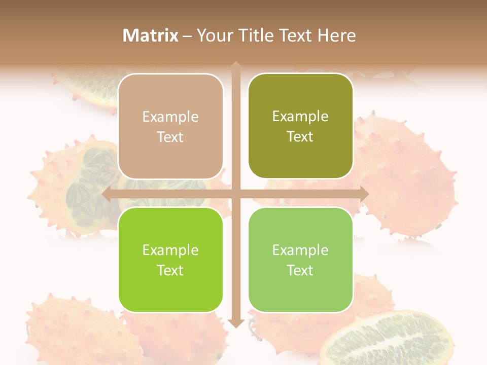 Melon Tropics Horned PowerPoint Template