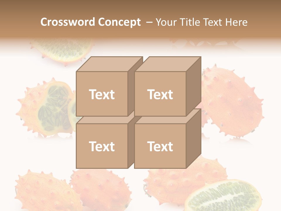 Melon Tropics Horned PowerPoint Template