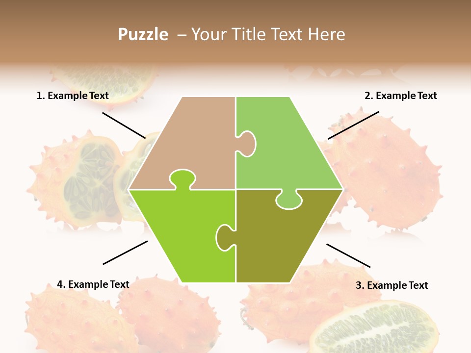 Melon Tropics Horned PowerPoint Template