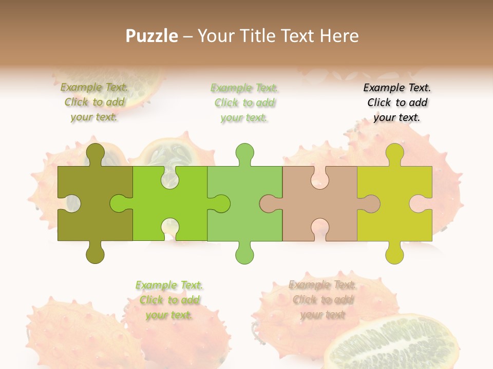 Melon Tropics Horned PowerPoint Template