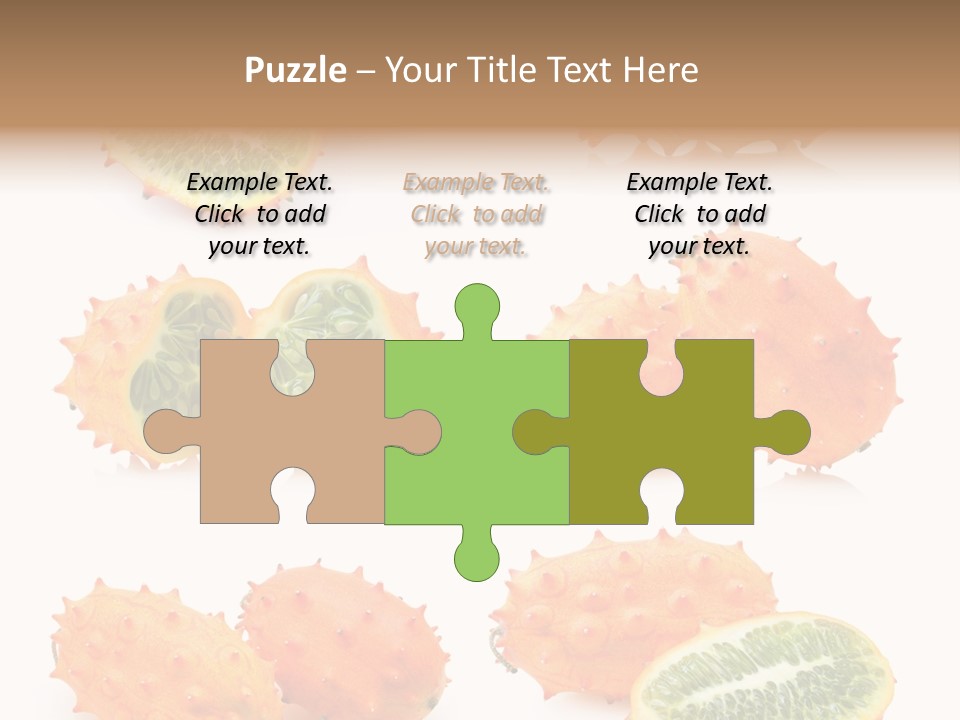 Melon Tropics Horned PowerPoint Template