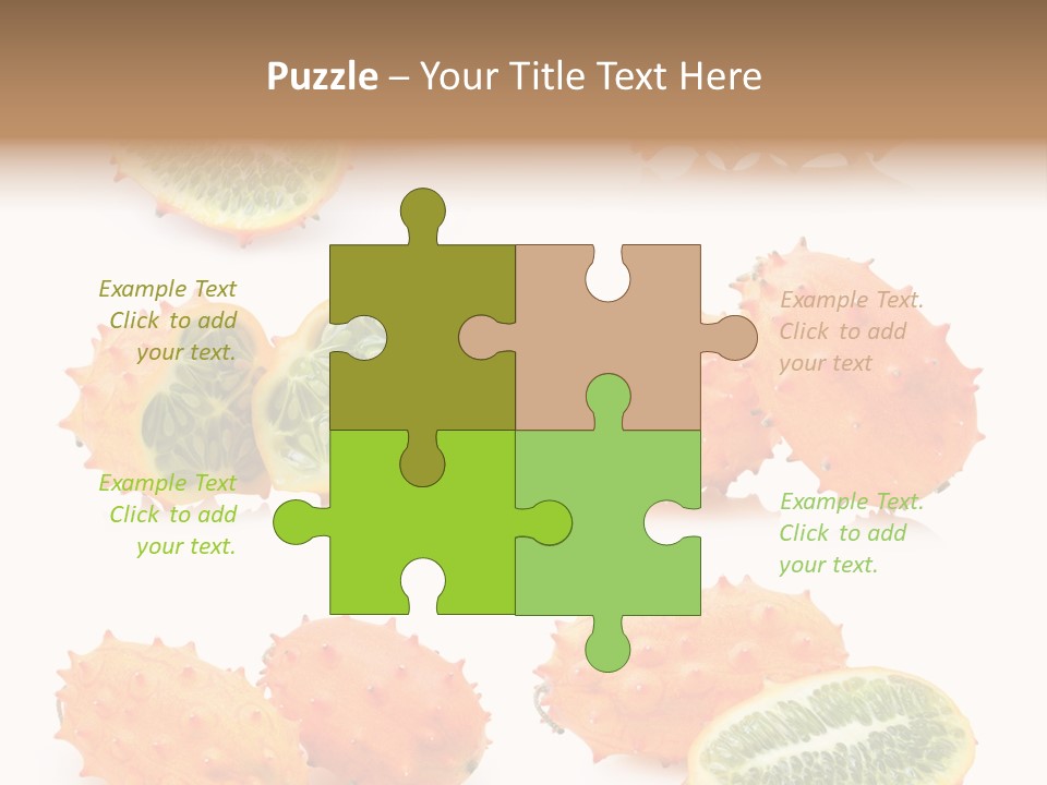 Melon Tropics Horned PowerPoint Template