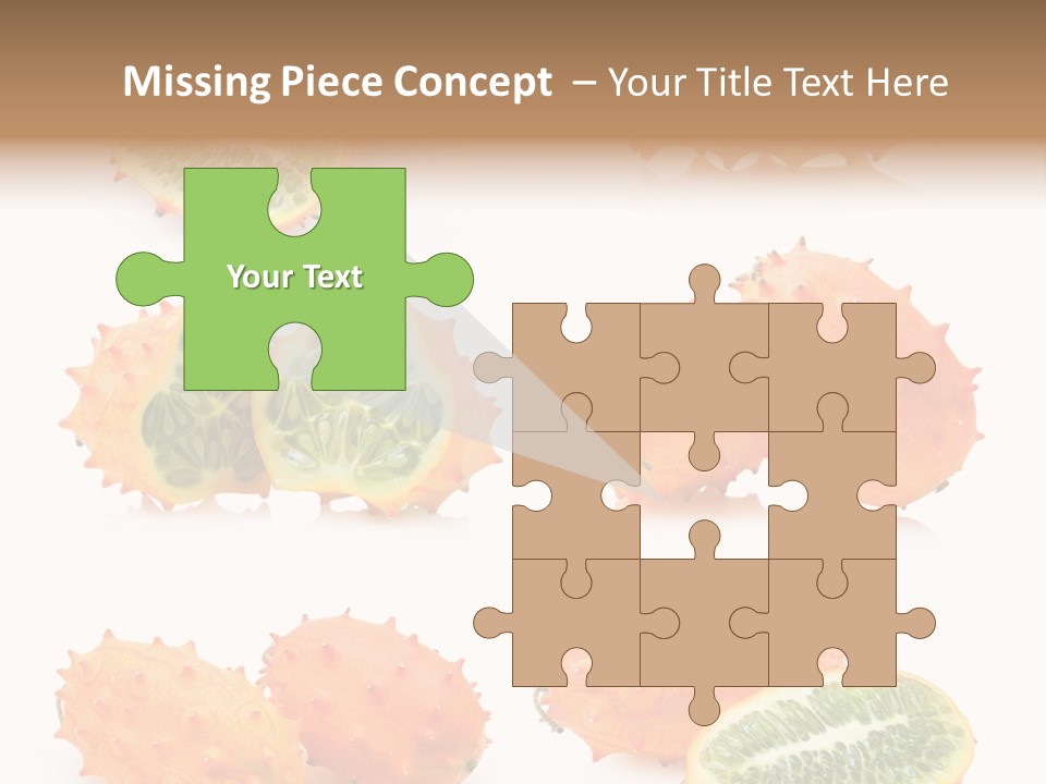 Melon Tropics Horned PowerPoint Template