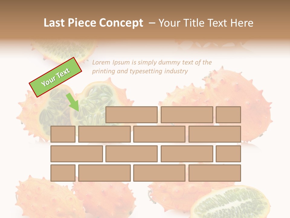 Melon Tropics Horned PowerPoint Template
